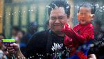 Kemeriahan Perang Air untuk Sambut Tahun Baru Thailand