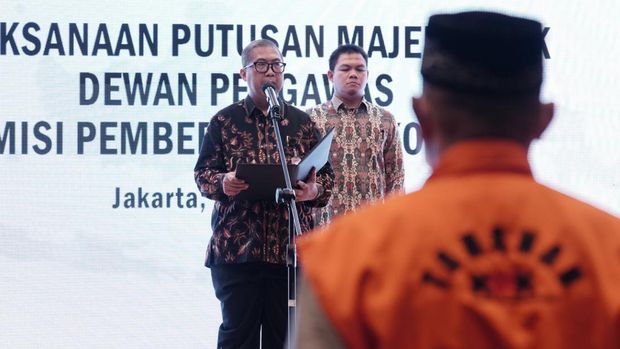 KPK eksekusi sanksi etik minta maaf dua 'bos' pungli rutan (dok.KPK)