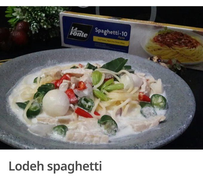 Kreasi 'Lodeh Spaghetti' Viral, Disebut Bisa Bikin Orang Italia Marah