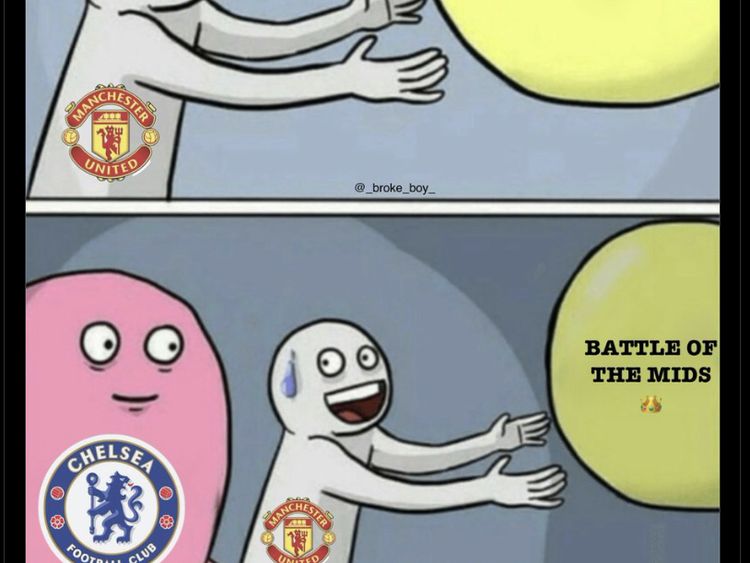 Meme Chelsea: Pemain Rebutan Penalti, MU Kini Didekati