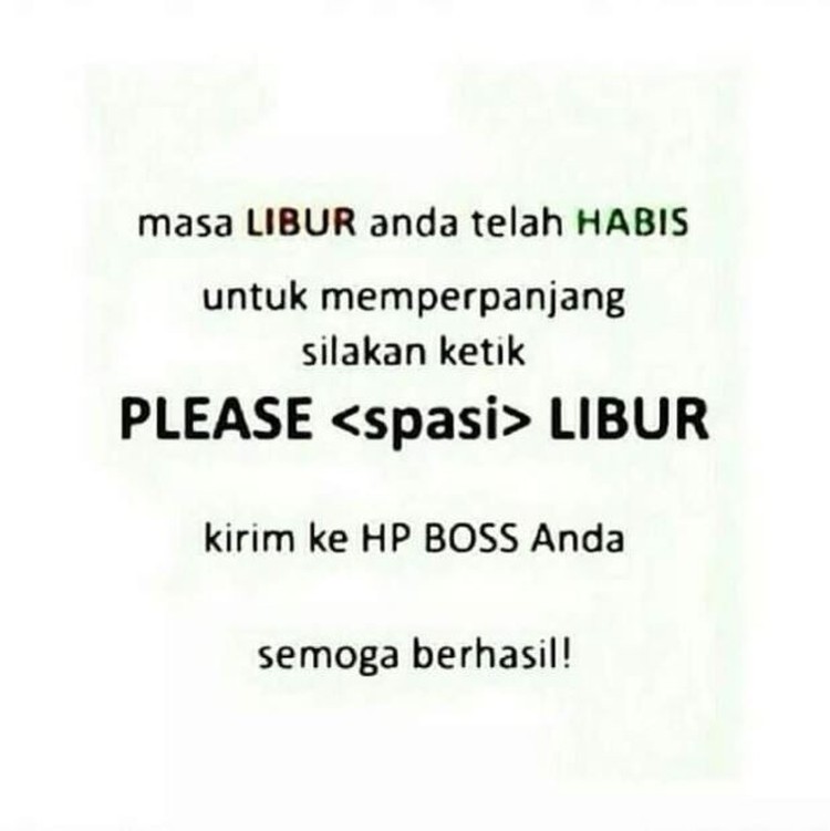Meme Masuk Kerja