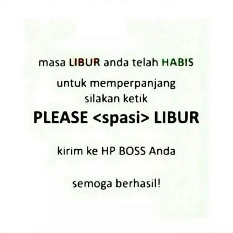 Meme Masuk Kerja