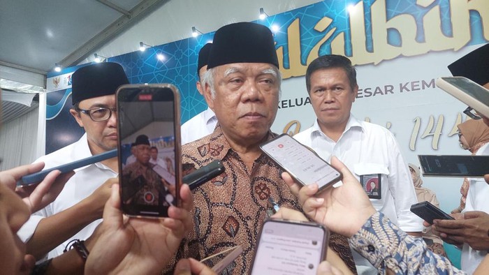 Menteri PUPR Basuki Hadimuljono/Almadinah Putri Brilian (detikcom)