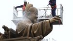 Momen Pembersihan Patung Raja Sejong, Pencipta Aksara Hangeul Korsel