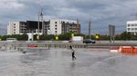 Penampakan Banjir Merendam Jalan-jalan di Dubai