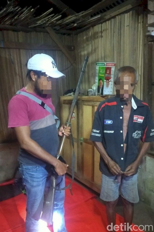 Polisi mengamankan pria di Kupang yang nyaris menembak istrinya pakai senapan tumbuk peninggalan Jepang.