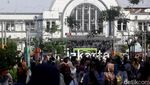 Potret Kota Tua Jakarta Masih Ramai Meski Libur Lebaran Telah Usai
