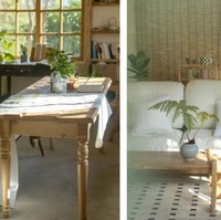 To To sehari-harinya bekerja sebagai editor video. Dia kemudian mencoba menjadi tukang kayu. Dia pun merenovasi rumah bekas kandang ayam itu sendiri. Mulai dari mengganti jendela, pintu hingga membuat meja panjang untuk menghiasi rumah. Foto: Dok. Eva.vn