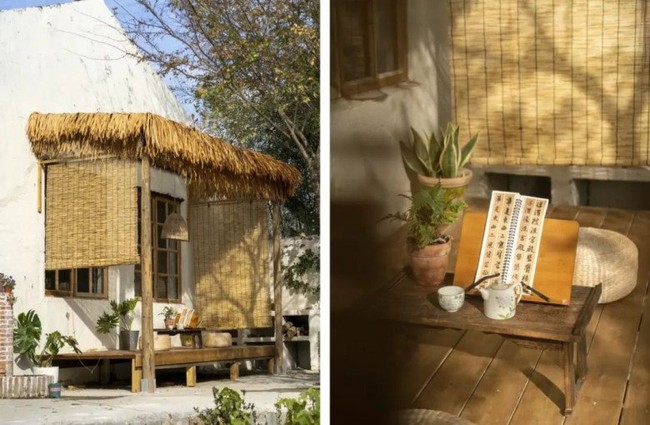 “Rumah bobrok ini dulunya jadi kandang ayam. Padahal sekelilingnya memiliki pemandangan yang cantik. Ada kebun dan kolam kecil yang dibuat pemilik rumah,” kata To To yang mengaku menyewa rumah tersebut dan merenovasinya, seperti dikutip Eva.vn. Foto: Dok. Eva.vn