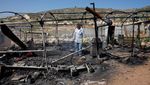 Sisa-sisa Serangan Brutal Pemukim Israel di Tepi Barat