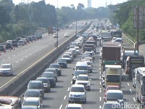 1,2 Juta Kendaraan Kembali ke Jabotabek Via Tol hingga H+4 Lebaran