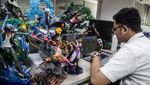 Suasana Hari Pertama Kerja Usai Libur Panjang Lebaran