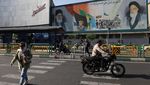Suasana Ibu Kota Iran Usai Serangan ke Israel