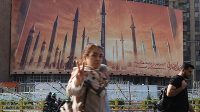 Suasana Ibu Kota Iran Usai Serangan ke Israel