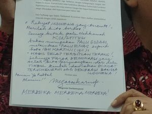 Megawati Kirim Surat Tulisan Tangan ke MK, Begini Isinya