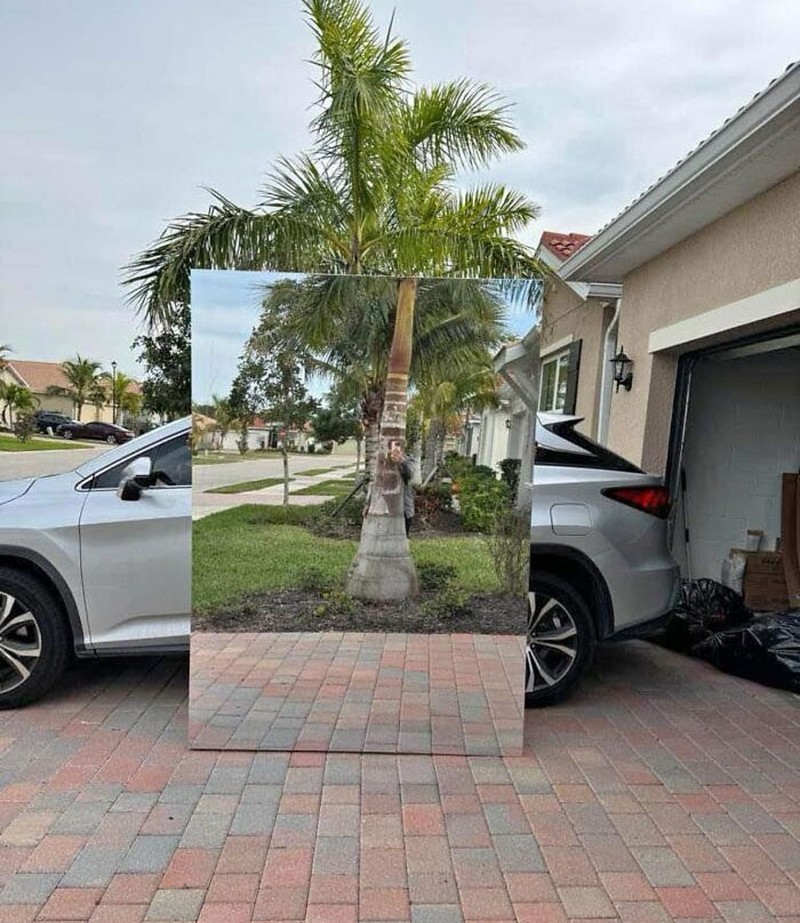 Tingkah Kocak Penjual Cermin di Online, Effort Banget