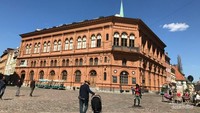 Salah satu gedung yang menjadi ikon di pusat Kota Riga.