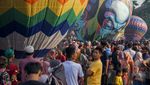 Balon Udara Hiasi Langit Pekalongan di Puncak Syawalan