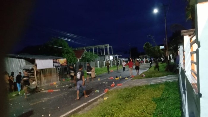 Bentrokan maut di Tual, Maluku. Dokumen Istimewa