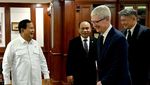 Momen Bos Apple Kunjungi Kantor Prabowo Usai Temui Jokowi