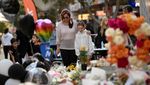 Bunga Penghormatan untuk Korban Penikaman Massal di Sydney