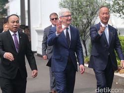 Semringah Bos Apple Usai Temui Jokowi