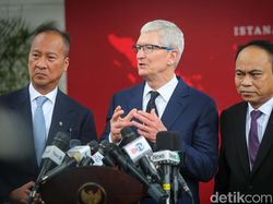Semringah Bos Apple Usai Temui Jokowi