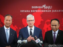 Semringah Bos Apple Usai Temui Jokowi