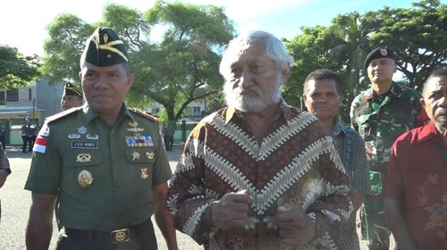 Danrem 161/Wira Sakti, Brigjen Joao Xavier Barreto Nunes, di Makorem Wira Sakti, Kupang, NTT, Rabu (17/4/2024).
