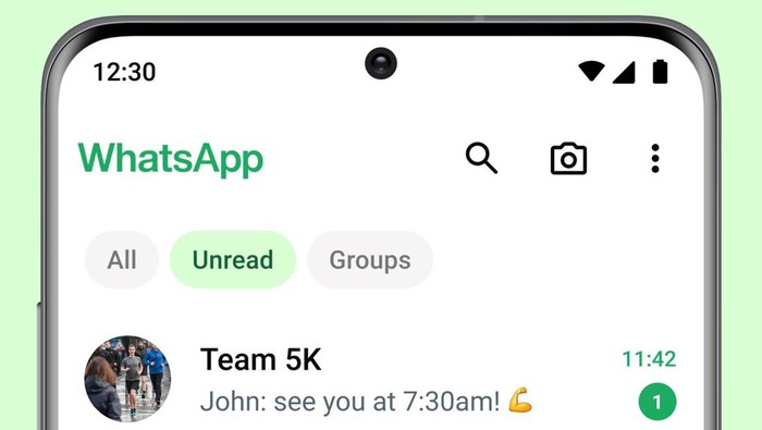 Fitur filter di WhatsApp