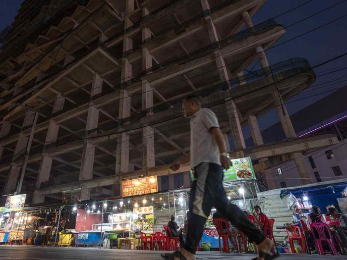 Gedung mangkrak di Sihanoukville Kamboja