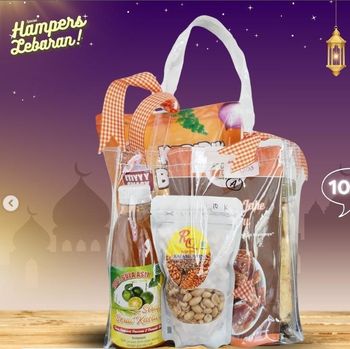 Hampers lebaran UMKM Plaza Pesona Nusantara Medan (Foto: Dok. Plaza Nusantara Medan)