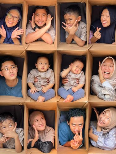 Ide foto keluarga saat Lebaran unik dan kreatif viral di media sosial