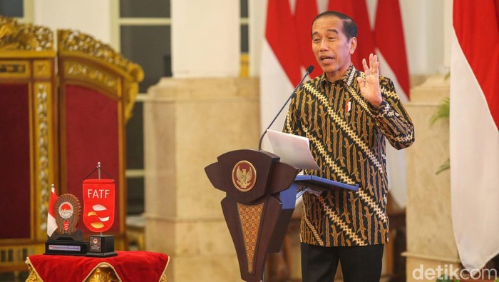 Jokowi Seringah RI Jadi Anggota Penuh FATF Jokowi Seringah RI Jadi Anggota Penuh FATF