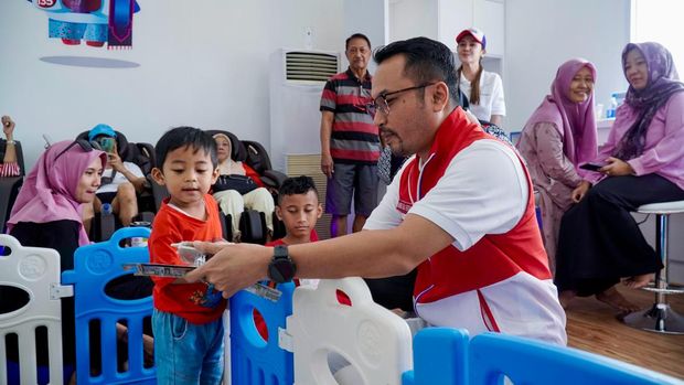Layanan Modular Dispenser BBM dan Serambi MyPertamina di Rest Area.