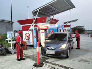 Layanan Optimal Serambi MyPertamina-Modular Dispenser Selama Mudik di Jatim