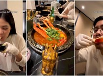 TikToker Bayar Rp 3,9 Juta Demi Makan Alaskan King Crab