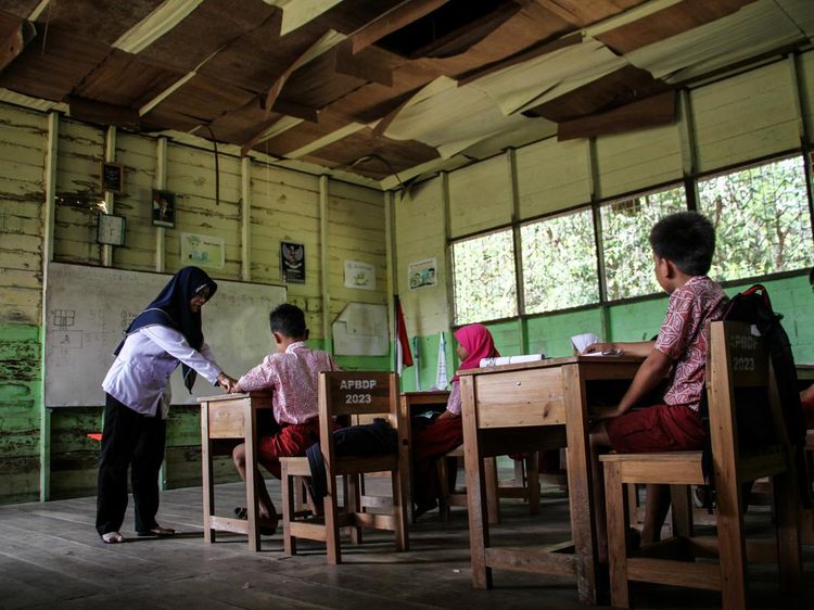 Miris, Bangunan SD di Palangka Raya Ini Rusak Sejak 5 Tahun Terakhir