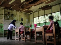 Miris, Bangunan SD di Palangka Raya Ini Rusak Sejak 5 Tahun Terakhir
