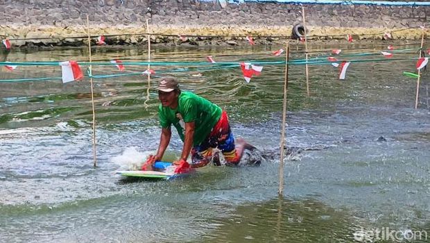 Serunya Lomba Skilot di Pasuruan