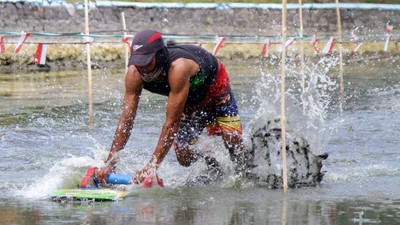 Ski Lot, Tradisi Unik Perayaan Lebaran Ketupat di Pasuruan