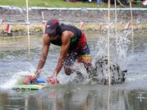Ski Lot, Tradisi Unik Perayaan Lebaran Ketupat di Pasuruan