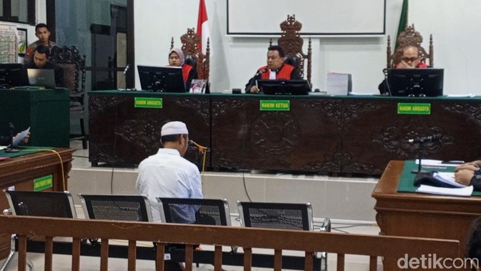 Suasana persidangan pembunuhan ibu dan anak di Subang, Rabu (17/4/2024).