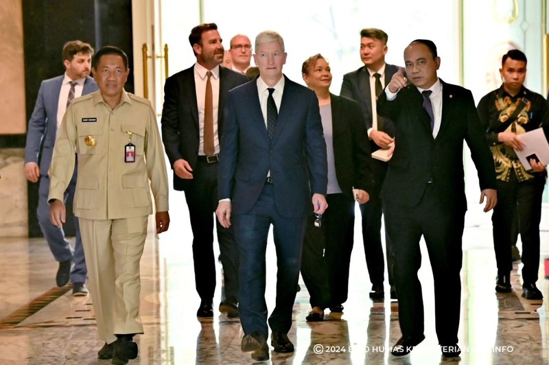 Tim Cook bertemu Prabowo