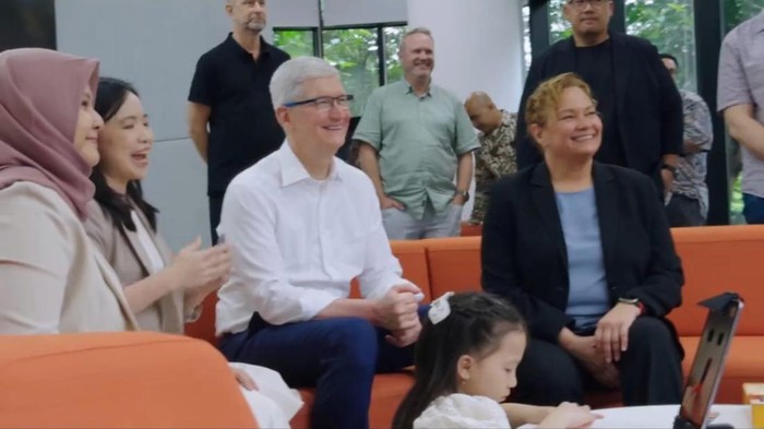 Tim Cook di Apple Developer Academy