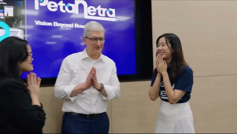 Tim Cook di Apple Developer Academy