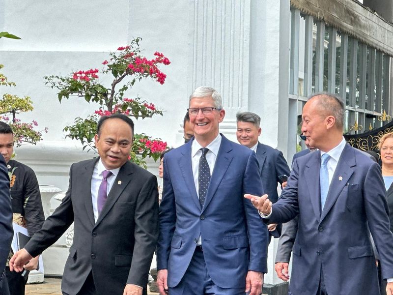 Tim Cook di Istana Usai Bertemu Presiden Jokowi