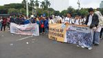 Aksi Mahasiswa Dukung Keputusan MK