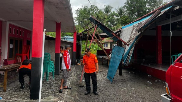 Potret Dampak Erupsi Gunung Ruang di Sulut