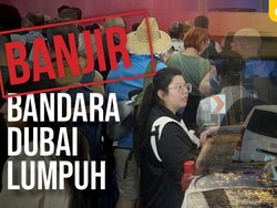 Bandara Dubai Lumpuh gegara Banjir